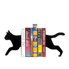 custom animal modern simple office metal desktop stand cat bookends